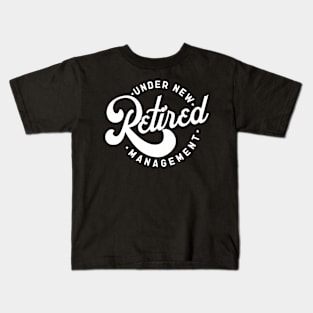 Retired Under Kids T-Shirt